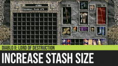 Diablo II: How to Increase the Stash Size