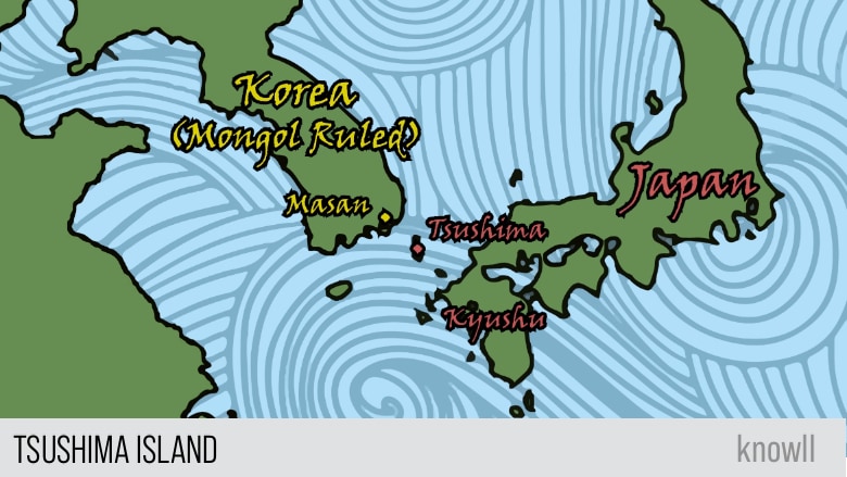 map of ghost of tsushima