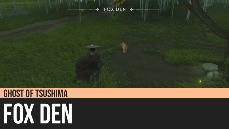 ghost of tsushima fox den locations map