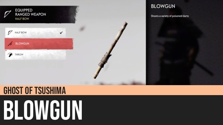 Ghost of Tsushima: Blowgun