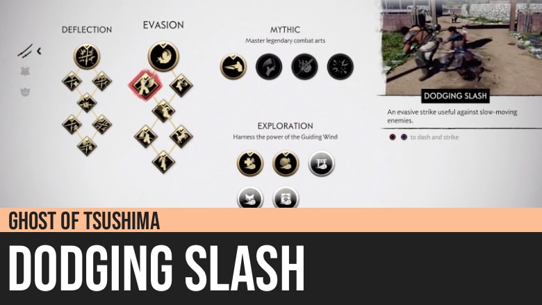 Ghost of Tsushima: Dodging Slash