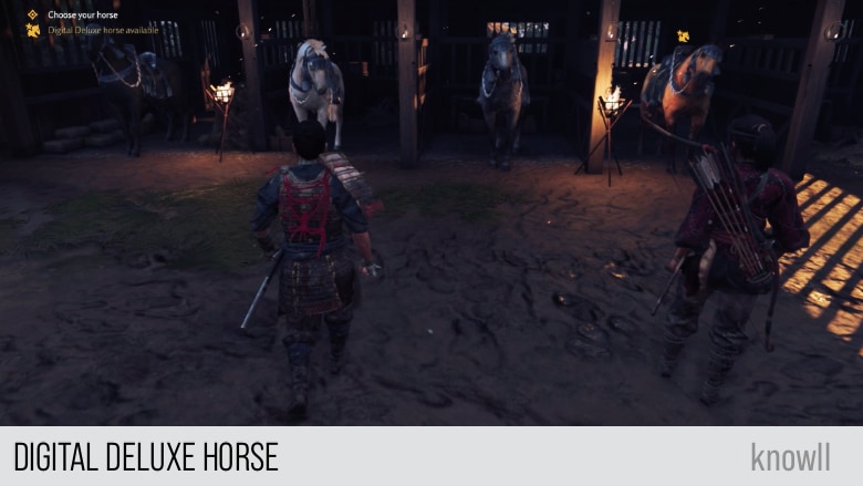 ghost of tsushima digital deluxe horse