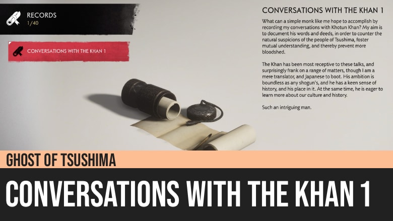 Ghost of Tsushima: Conversations with the Khan 1