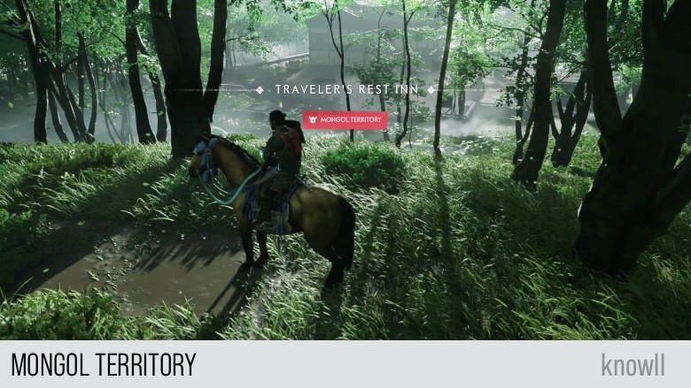 mongol territory map ghost of tsushima