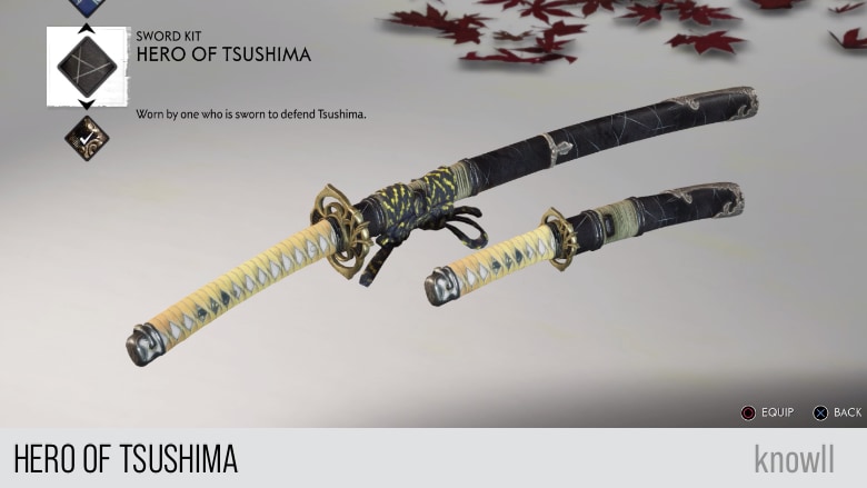 Ghost of Tsushima Swords Kit - Katana & Tanto