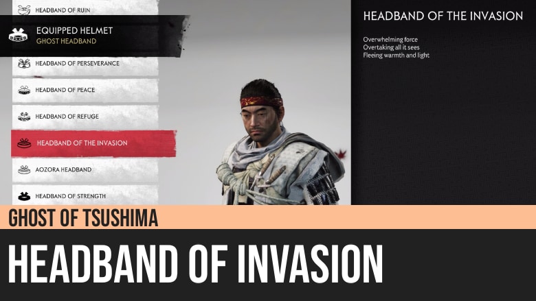 Ghost of Tsushima: Headband of the Invasion