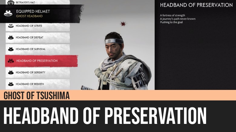 Ghost of Tsushima: Headband of Preservation