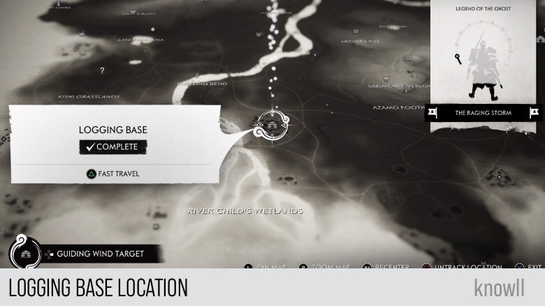 ghost of tsushima map size km