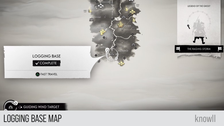 mongol territory ghost of tsushima map