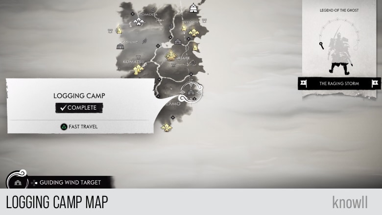 mongol territory ghost of tsushima map