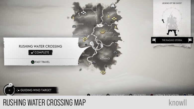 completed ghost of tsushima map