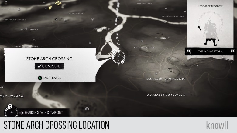 mongol territory ghost of tsushima map