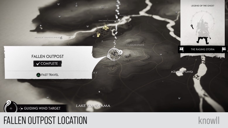 mongol territory ghost of tsushima map