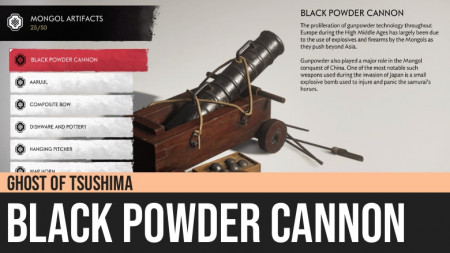 Ghost of Tsushima: Black Powder Cannon