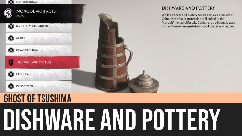 Ghost of Tsushima: Dishware and Pottery