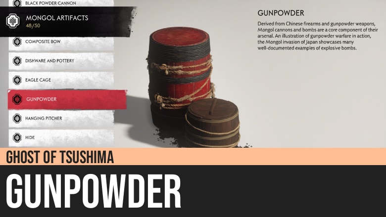 Gun Powder Barrel, Artifacts