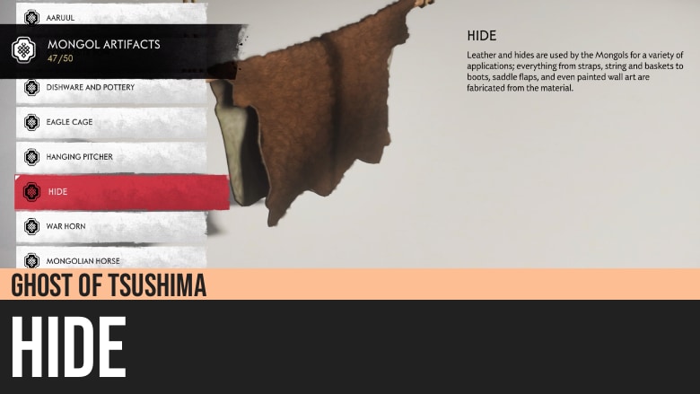 Ghost of Tsushima: Hide