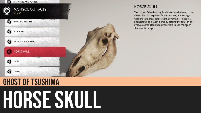 Ghost of Tsushima: Horse Skull