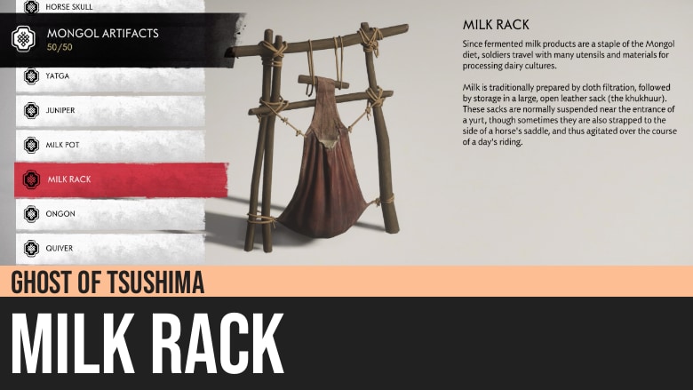 Ghost of Tsushima: Milk Rack