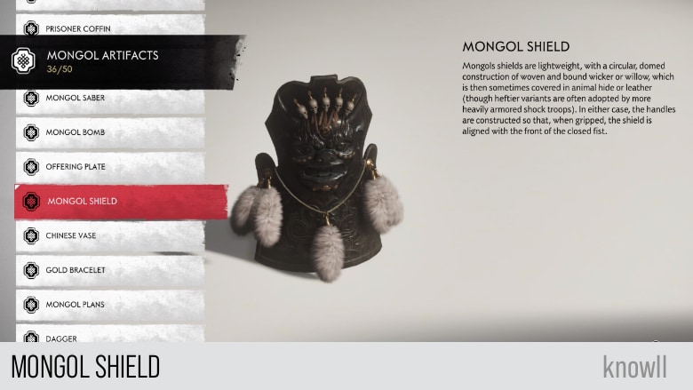 Ghost of Tsushima: Mongol Artifacts