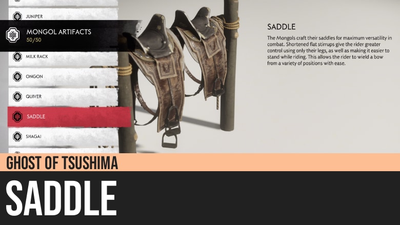 Ghost of Tsushima: Saddle