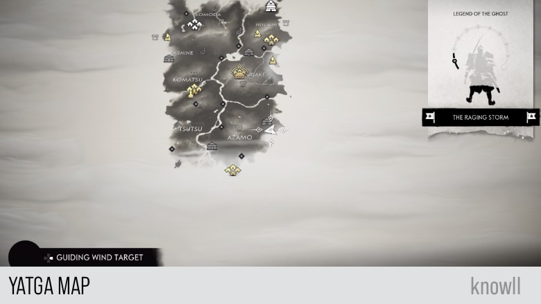 ghost of tsushima artifacts map