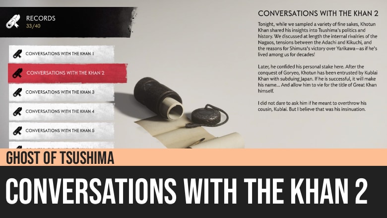 Ghost of Tsushima: Conversations with the Khan 2