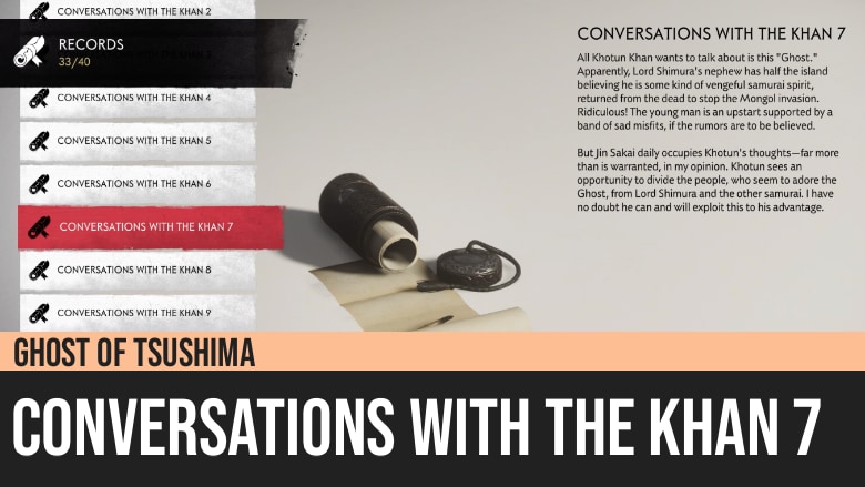 Ghost of Tsushima: Conversations with the Khan 7