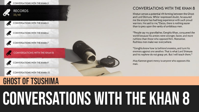 Ghost of Tsushima: Conversations with the Khan 8