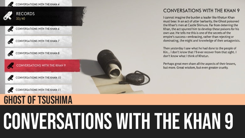 Ghost of Tsushima: Conversations with the Khan 9