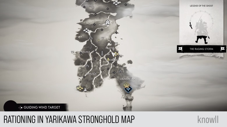 ghost of tsushima toyotama map