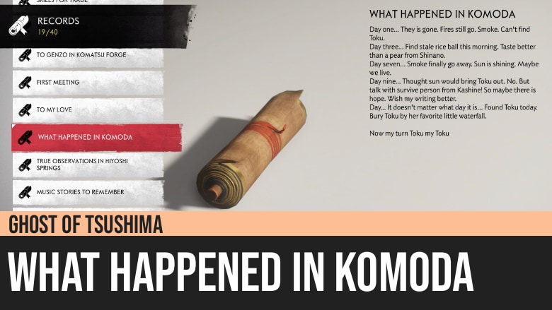 Ghost of Tsushima: What Happened in Komoda