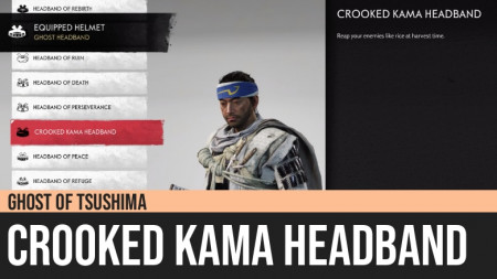 Ghost of Tsushima: Crooked Kama Headband