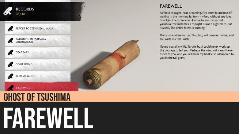 Ghost of Tsushima: Farewell