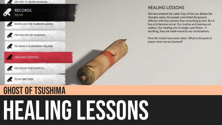 Ghost of Tsushima: Healing Lessons