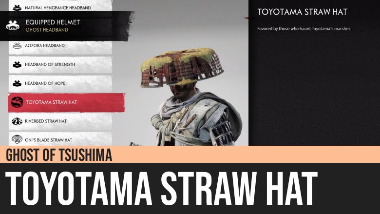 Ghost of Tsushima: Toyotama Straw Hat