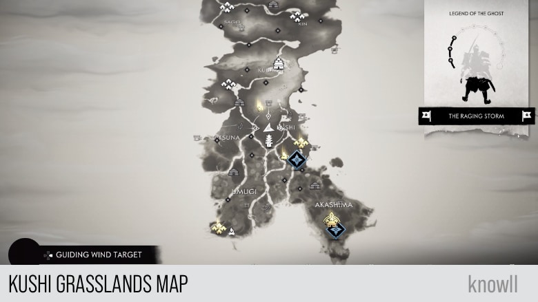 ghost of tsushima toyotama map