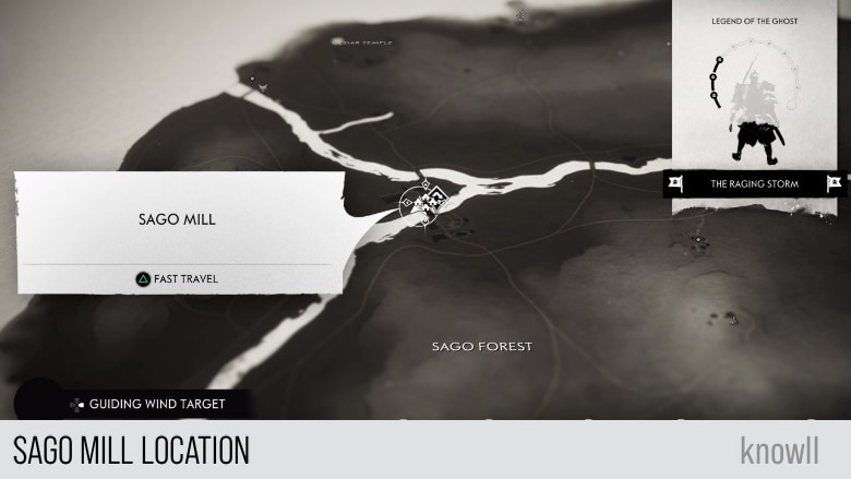 ghost of tsushima collectible map