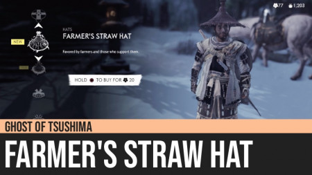 Ghost of Tsushima: Farmer’s Straw Hat
