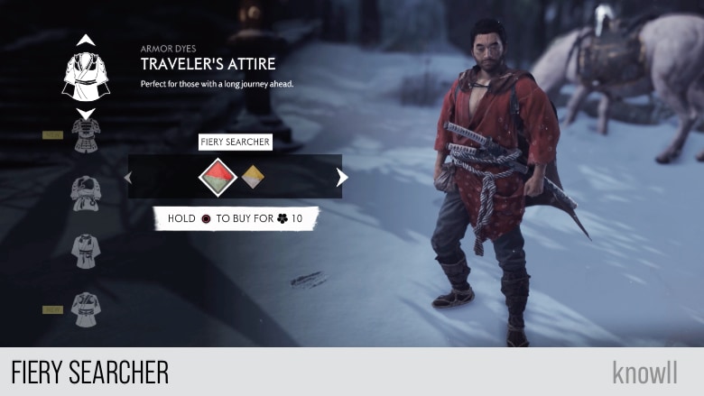 Ghost of Tsushima collectibles guide - using the Traveler's Attire