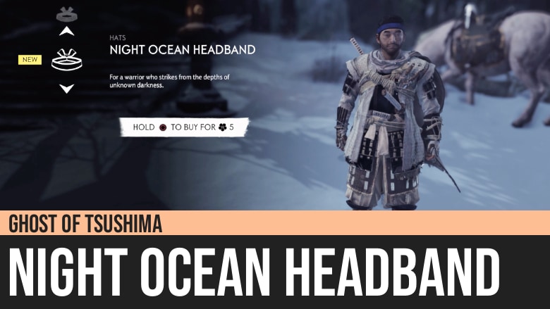 Ghost of Tsushima: Night Ocean Headband