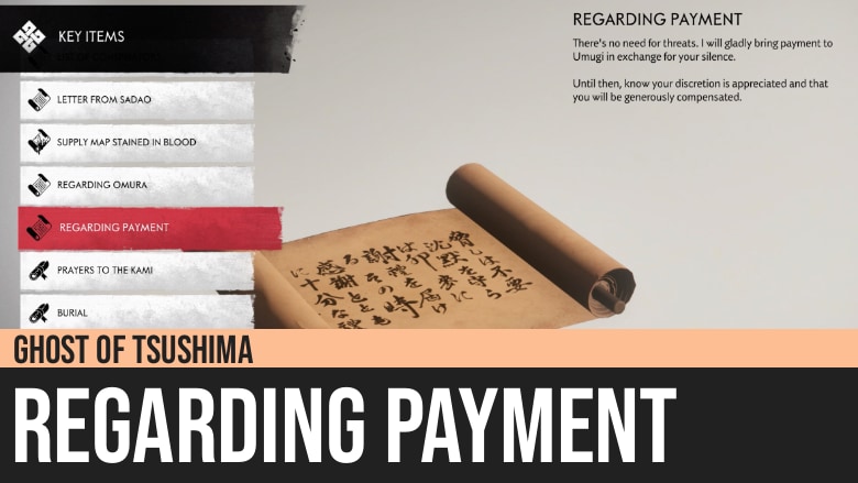 Ghost of Tsushima: Regarding Payment