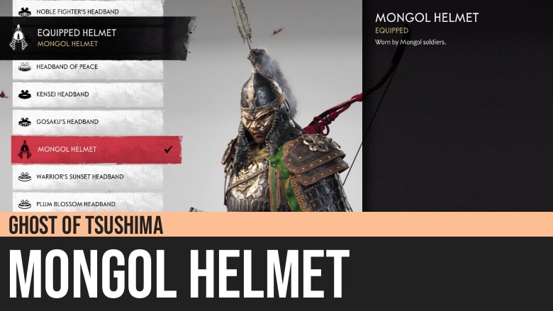 Ghost of Tsushima: Mongol Helmet Armor