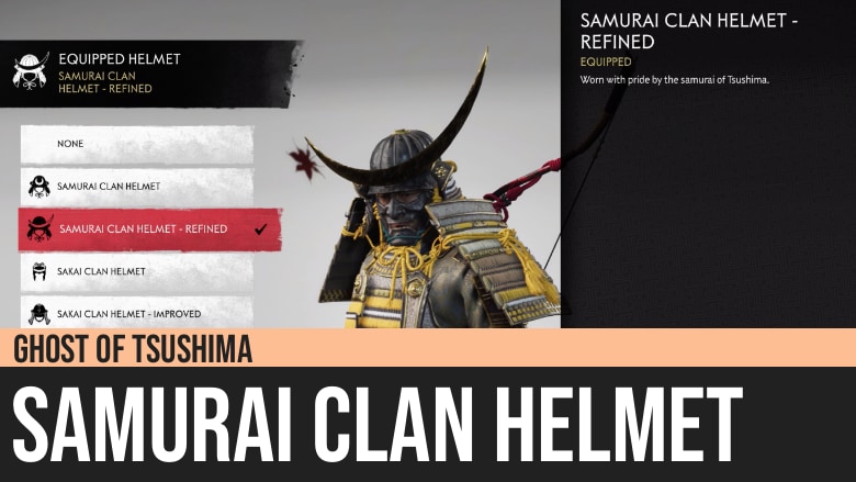 Ghost of Tsushima: Samurai Clan Helmet