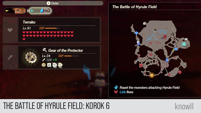 hyrule warriors age of calamity the battle of hyrule field korok 6 map