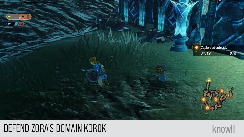 hyrule warriors age of calamity defend zoras domain korok