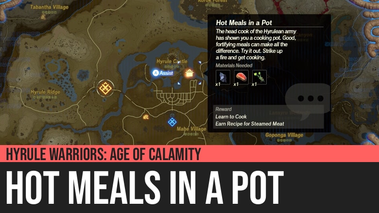 Hyrule Warriors: Age of Calamity - Hot Meals in a Pot