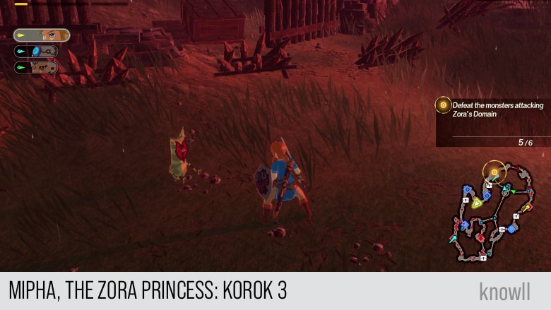 hyrule warriors age of calamity mipha the zora princess korok 3