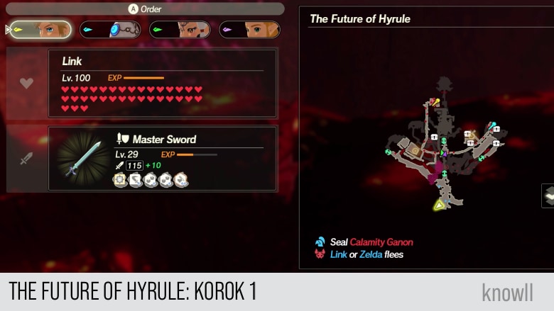 hyrule warriors age of calamity the future of hyrule korok 1 map
