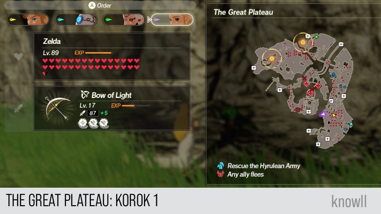 BotW, Great Plateau Map & Koroks Location Guide